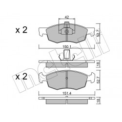 Pastiglie Freno (22-0274-2)