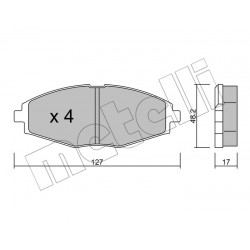 Pastiglie Freno (22-0293-0)