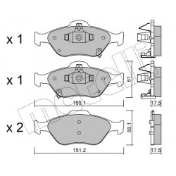 Pastiglie Freno (22-0316-1)