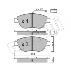 Pastiglie Freno (22-0322-0)