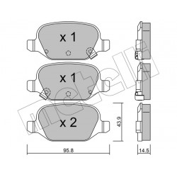 Pastiglie Freno (22-0324-5)