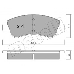 Pastiglie Freno (22-0327-0)