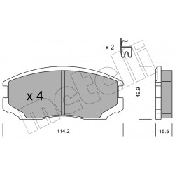 Pastiglie Freno (22-0382-0)