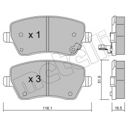 Pastiglie Freno (22-0485-1)