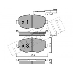 Pastiglie Freno (22-0528-1)